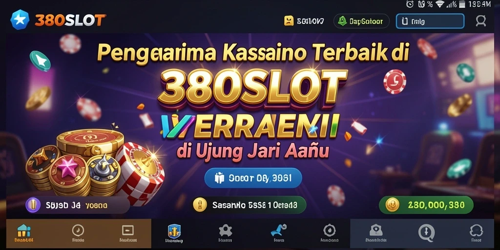 Tampilan visual yang mengagumkan saat memainkan 380SLOT.