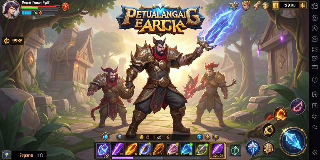Gameplay menegangkan dengan aksi ARPG yang seru.