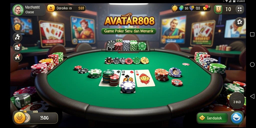 Tampilan gameplay AVATAR808 yang mendebarkan dan penuh strategi.