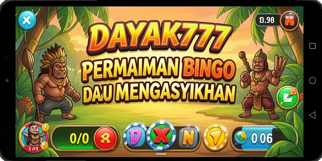 Tampilan gameplay Bingo yang menarik dan interaktif.