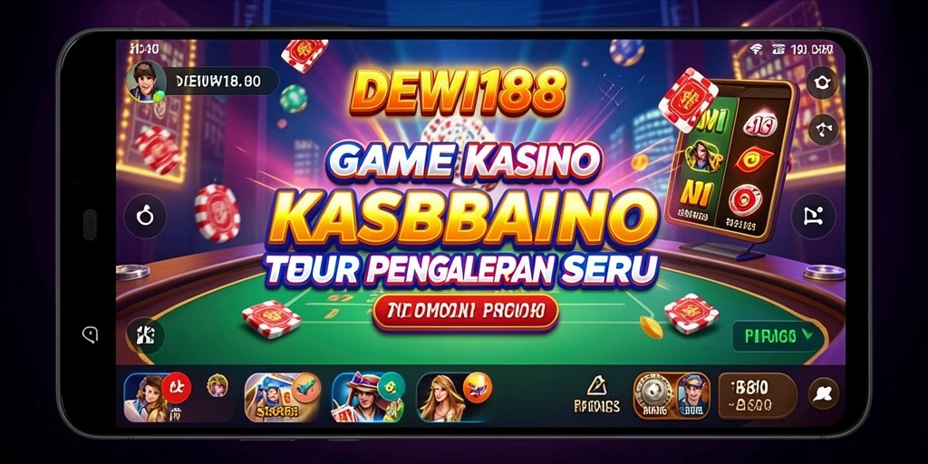 Tampilan gameplay seru DEWI188 dengan fitur Kasino yang menarik.