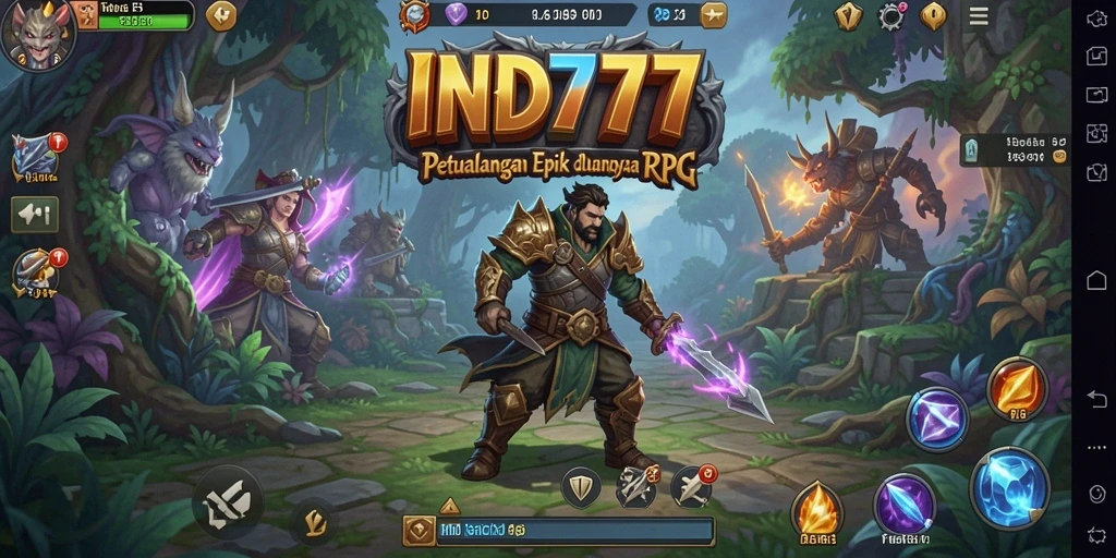 Tampilan gameplay IND777 yang menarik dan penuh aksi RPG.