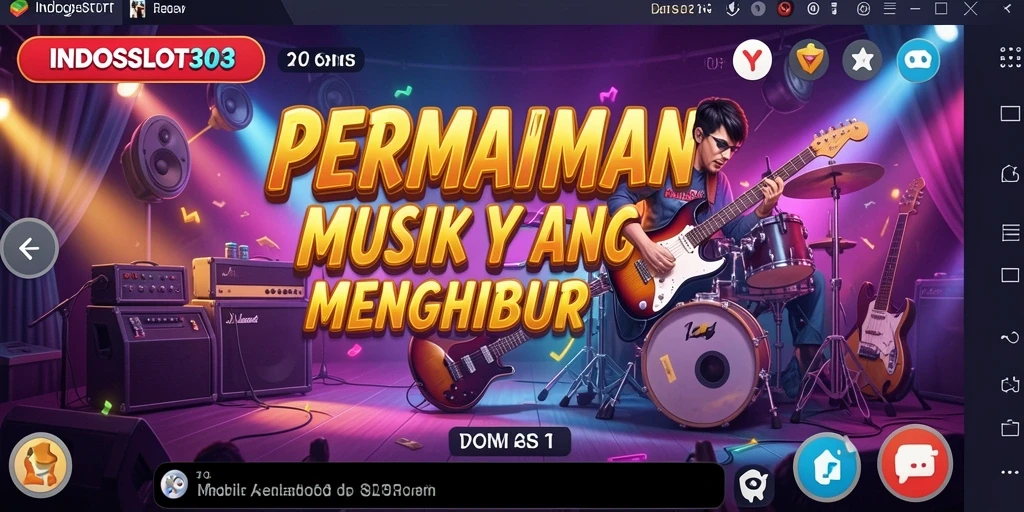 Tampilan gameplay INDOSLOT303 yang menarik dan penuh warna.