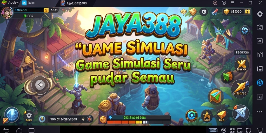 Screenshot gameplay JAYA388 memperlihatkan suasana simulasi yang seru dan dinamis.