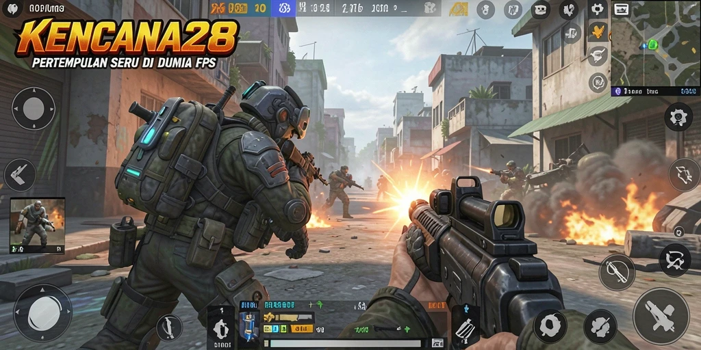 Tampilan gameplay KENCANA28 yang intens dan mendebarkan.