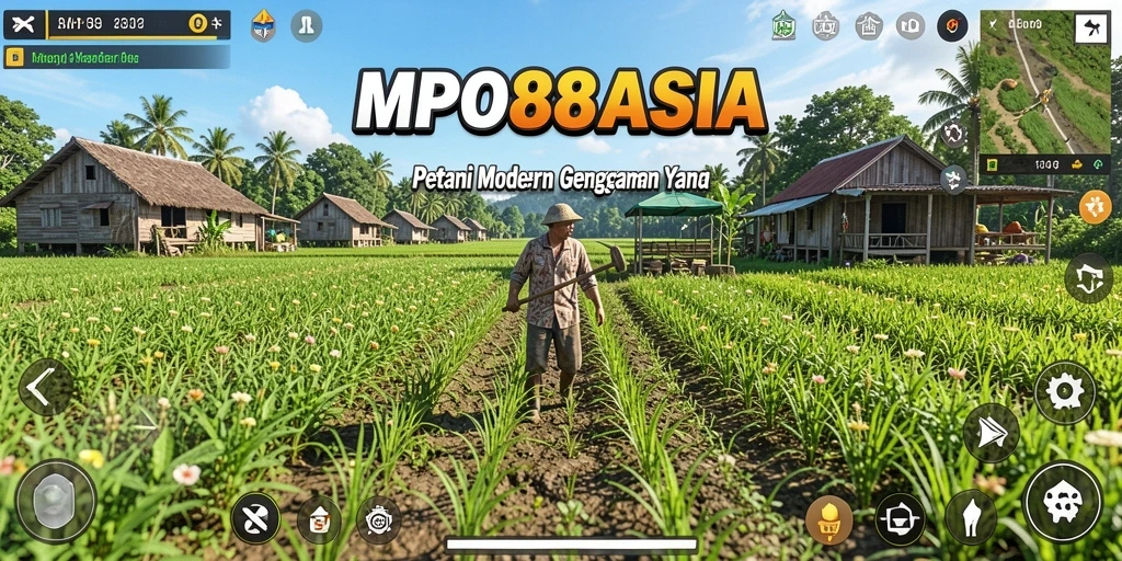 Tampilan gameplay MPO88ASIA dengan aktivitas bertani yang menyenangkan.