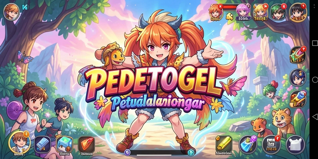 Gameplay seru dan interaktif dalam PEDETOGEL yang penuh warna.