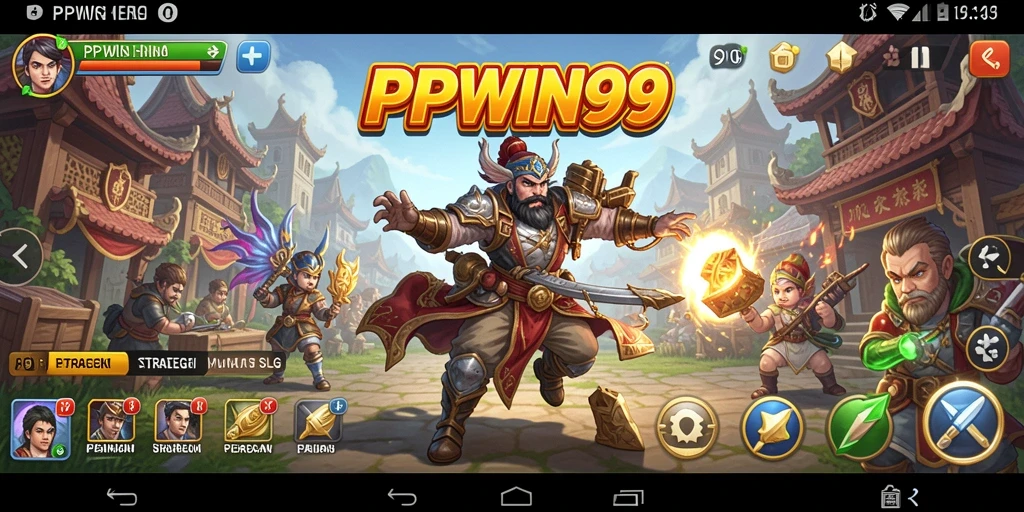 Tampilan seru dari PPWIN99 saat gameplay SLG.