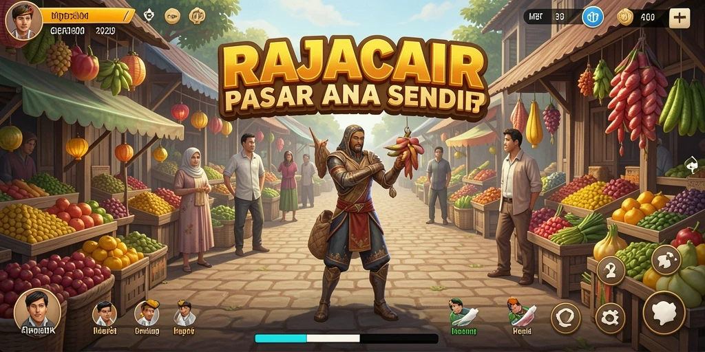 Screenshot gameplay RAJACAIR yang menunjukkan strategi bisnis yang cerdas.