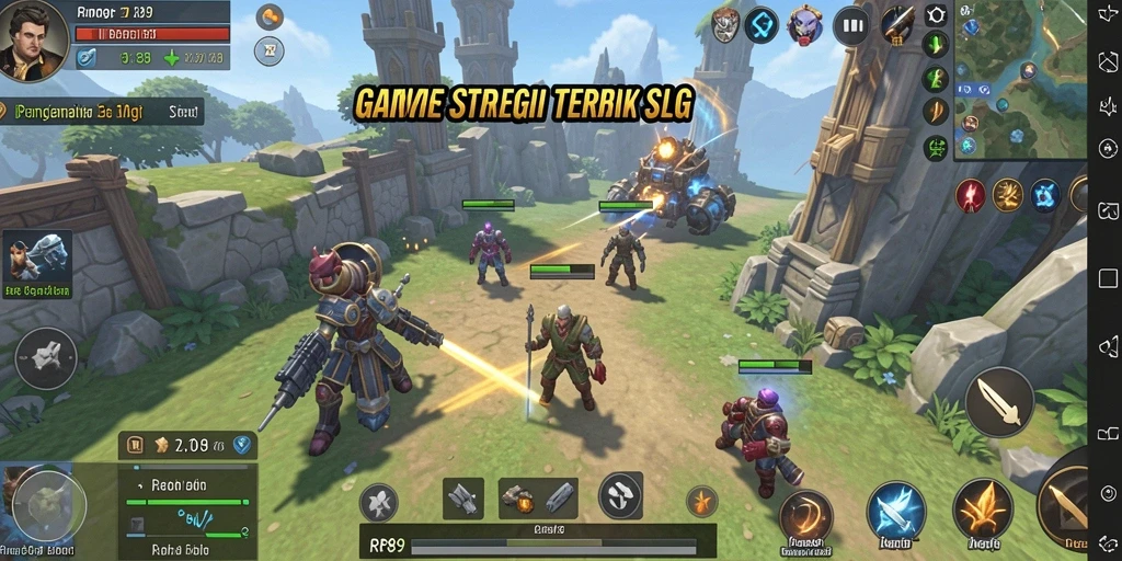 Tampilan gameplay menarik dari RR89 dalam genre SLG.
