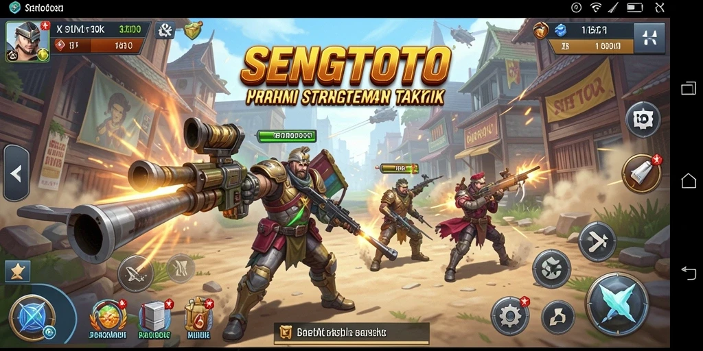Gameplay menarik SENGTOTO menampilkan pertempuran strategi yang intens.