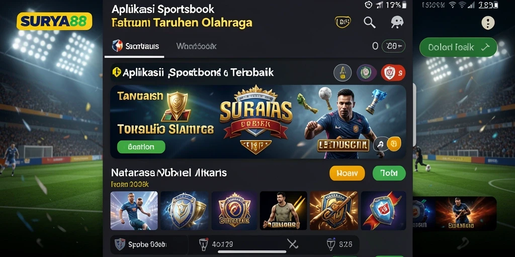 Tampilan menarik dari gameplay Sportsbook SURYA88 yang mengasyikkan.