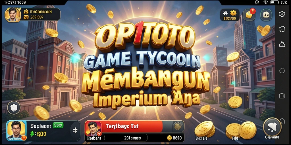 Tampilan gameplay seru di dunia Tycoon yang menarik.